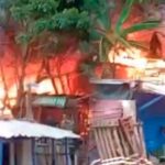 Incendio consume humildes viviendas de maderas en Villa Caracas, en El Bosque